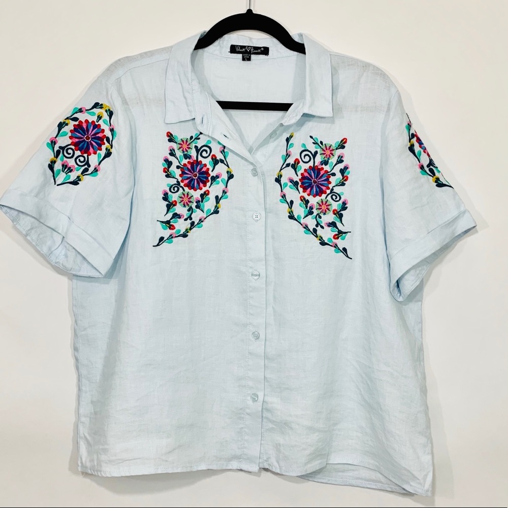 Velvet Heart Crop Top Blouse